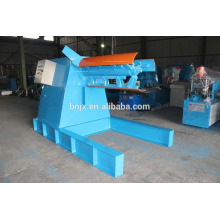 5T hydraulic steel coil decoiler machine with loading car for sale, Hydraulic decoiler with coil car